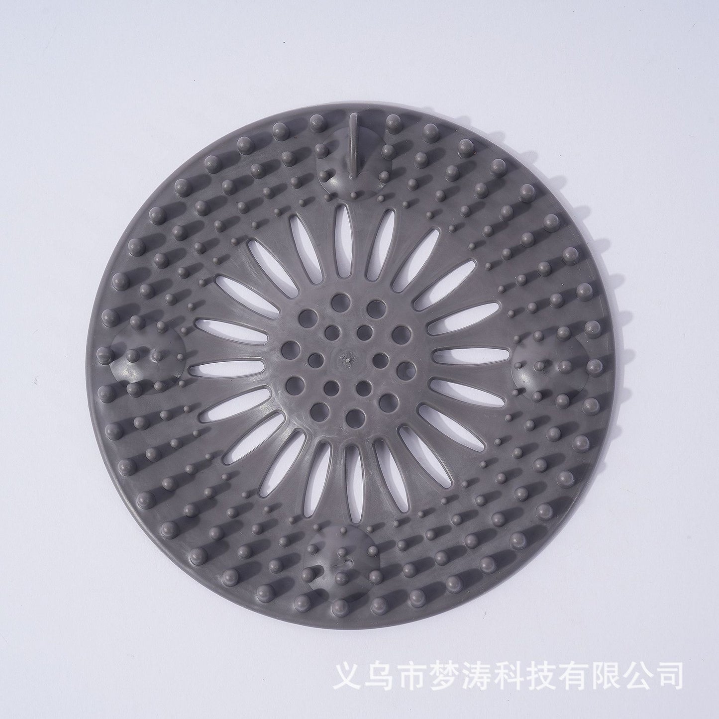 Silicone Suction Cup Hair Floor Drain Cover Kitchen Bathroom Sewer Barrier Hair Filter Wash Basin Anti-blocking