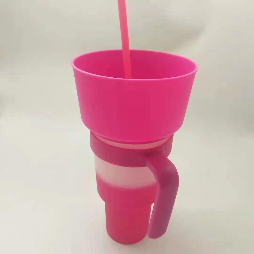 Snack With Handle Straw Cup Kitchen Gadgets