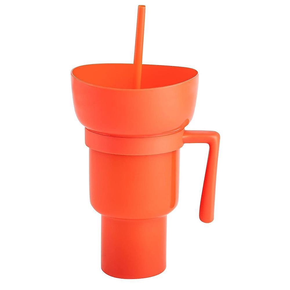 Snack With Handle Straw Cup Kitchen Gadgets