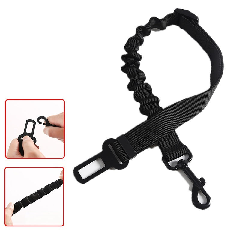 Pet Car Seat Belt Elastic Telescopic Car Towing Motorcar Rope